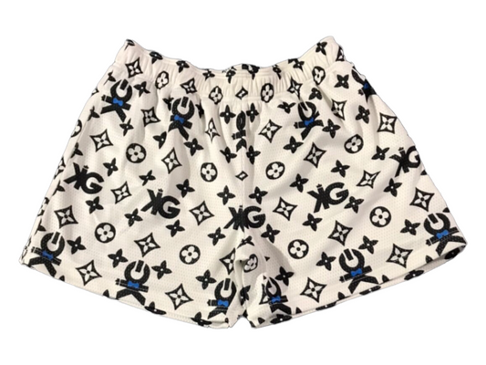 KGNY monogram mesh shorts